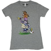 DOTA 2 Girls Juniors T-Shirt - دعم جميع الطرق الشخصية Pie Up Image X-Large