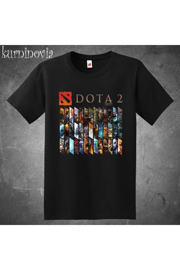 DOTA 2 Heroes Icon Men's Black Size S to 5XL | eBay