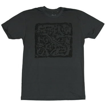 DOTA 2 Mens T-Shirt - Battlefield Map Image (X-Large)