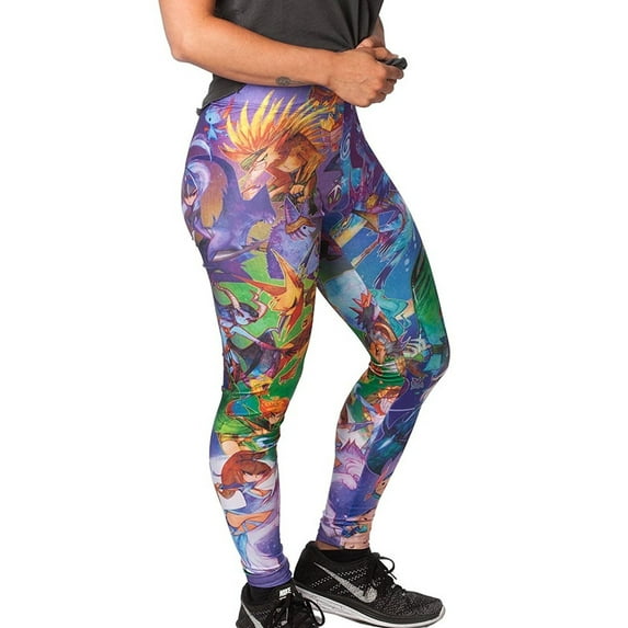 DOTA 2 Video Game Botjira Watercolor Hero Stretchy Adult Women Ankle-length Leggings (Size XL)