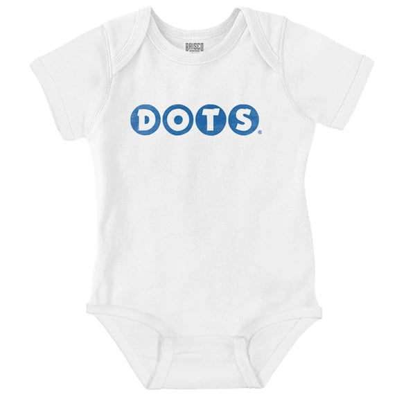 DOTS Vintage Gumdrops Candy Logo Romper Boys or Girls Infant Baby Brisco Brands 18M