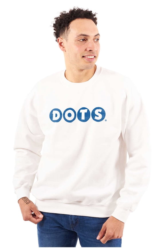 DOTS Vintage Gumdrops Candy Logo Sweatshirt for Men or Women Brisco Brands S