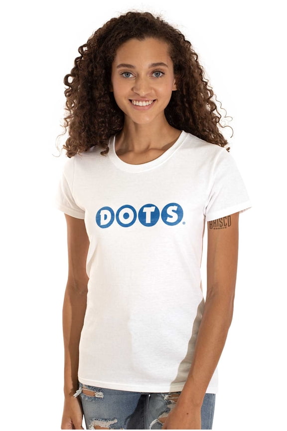 DOTS Vintage Gumdrops Candy Logo Women's T Shirt Ladies Tee Brisco Brands M