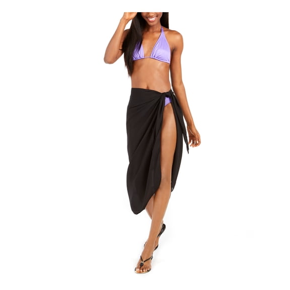 DOTTI Women's Black Tie Swimsuit Cover Up ONE SIZE