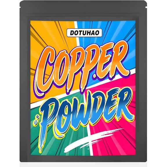 DOTUHAO Copper Powder, Metal Powder for Cold Casting Sculptures - High-Grade 320 Mesh with Enhanced Packaging, Casting Powder Ideal for Home (8 OZ)