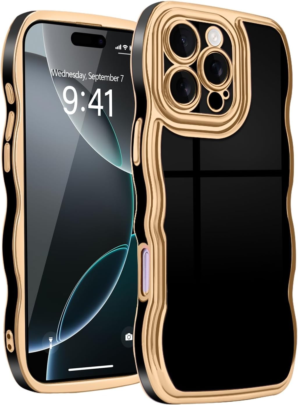 Luolnh Gold Glitter Sparkle Case Compatible With IPhone 14 Pro Max Case Marble Design Shockproof Slim Soft Silicone TPU Bumper Cover Phone Case For IPhone 14 Pro Max 6.7 Inch 2022(Dream - View #10
