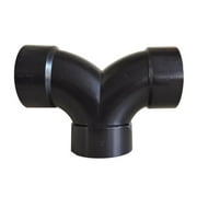 DOUBLE 1/4 BEND 3IN HUB DWV