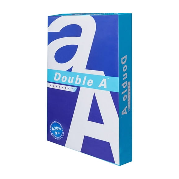 DOUBLE A White Copy Paper Legal Size 8.5"x14", 96 Brightness, 20 lb Acid Free (500 Sheets)