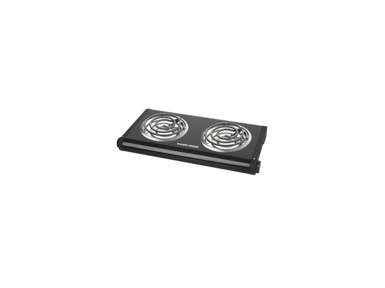 BLACK+DECKER Black Electric Contact Grills - Non-Stick Double Burner Range