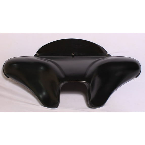 DOUBLE DIN Batwing Fairing Windshield For Harle Dyna Low Rider 2006- Up