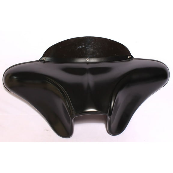 DOUBLE DIN Batwing Fairing Windshield For Harle Dyna Low Rider 2006- Up