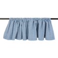 thumbnail image 1 of Double Dutch Multi-Color Checkered Cotton Window Valance 72x14, 1 of 5