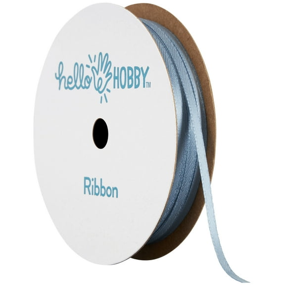 Hello Hobby Dusty Double Face Satin Ribbon, 1/8" x 8 yd