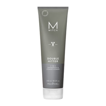 MITCH by Paul Mitchell Double Hitter 2-in-1 Shampoo & Conditioner for Men, For All Hair Types, 8.5 Fl Oz