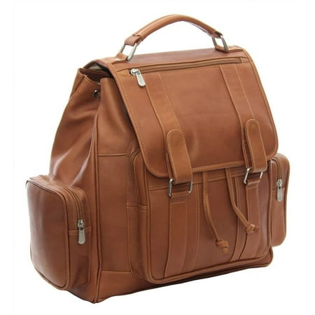 DOUBLE LOOP FLAP-OVER LAPTOP BACKPACK