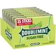 thumbnail image 1 of DOUBLEMINT Gum Sugarfree Chewing Gum, 35 Sticks, Pack of 6, 1 of 8