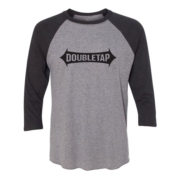 DOUBLETAP Unisex 3/4 Sleeve Baseball Raglan Tee