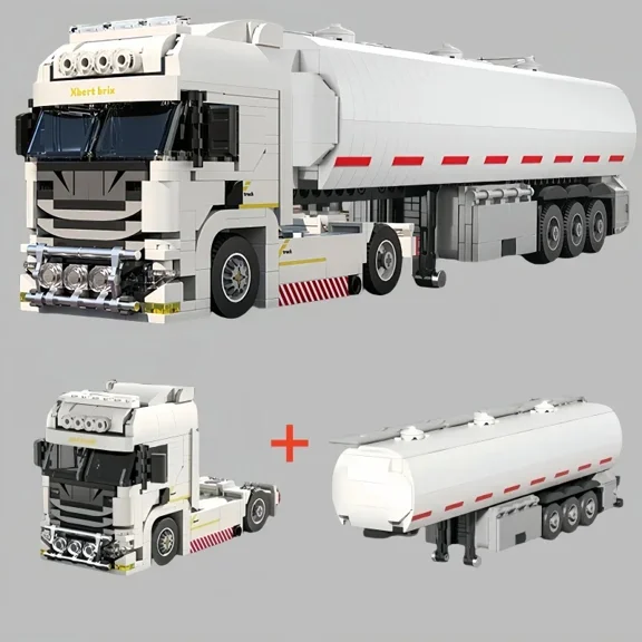 DOUBUILT Double Decker Bus Ambulance Fire Truck Police Car Building Block Toys Vehicle Models,Boys' Favorite Gift,Puzzle Toy