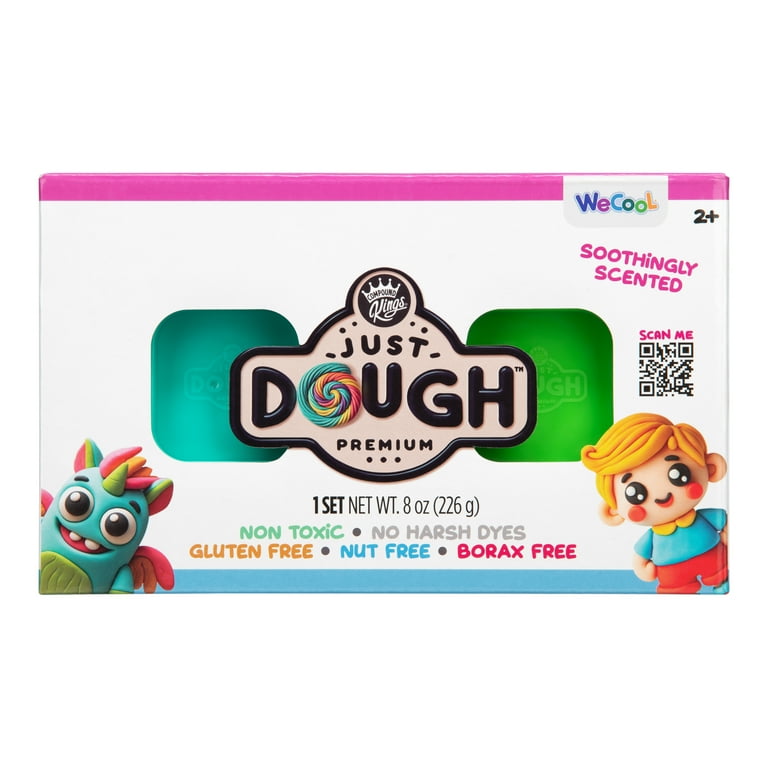 Compound Kings Just Dough Slime – 2 Multicolor Pack for Kids Ages