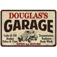 thumbnail image 1 of DOUGLAS'S Garage Man Cave Metal Sign Decor 8x12 108120014048, 1 of 1