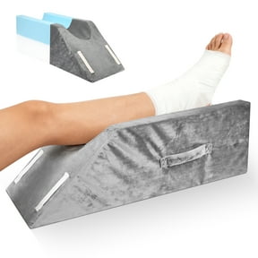 Doulami Leg Elevation Pillow for After Surgery, Support Pillow for Swelling Blood Circulation, Memory Foam Foot Rest Ankle Knee Support for Sleeping