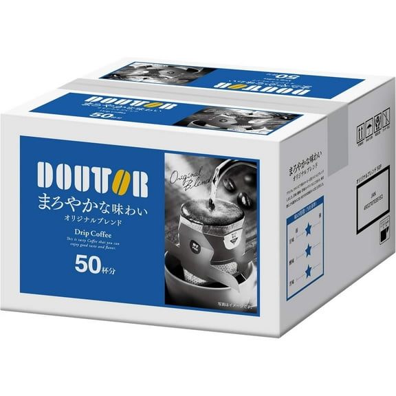 DOUTOR Coffee Drip Coffee Original Blend Mild Taste 50Packs Japan Import - Tokyo Sakura Mall
