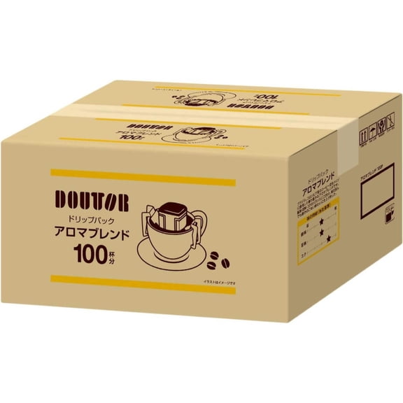 DOUTOR Coffee Drip Pack Rich Aroma Blend 100 Packs Japan - Tokyo Sakura Mall