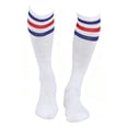 thumbnail image 1 of DOVACKA 1/3-Pack Retro Striped Knee High Tube Socks, Long Socks for Men Women, 1 of 6