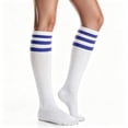 thumbnail image 1 of DOVACKA 1/3-Pack Retro Striped Knee High Tube Socks, Long Socks for Men Women, 1 of 6