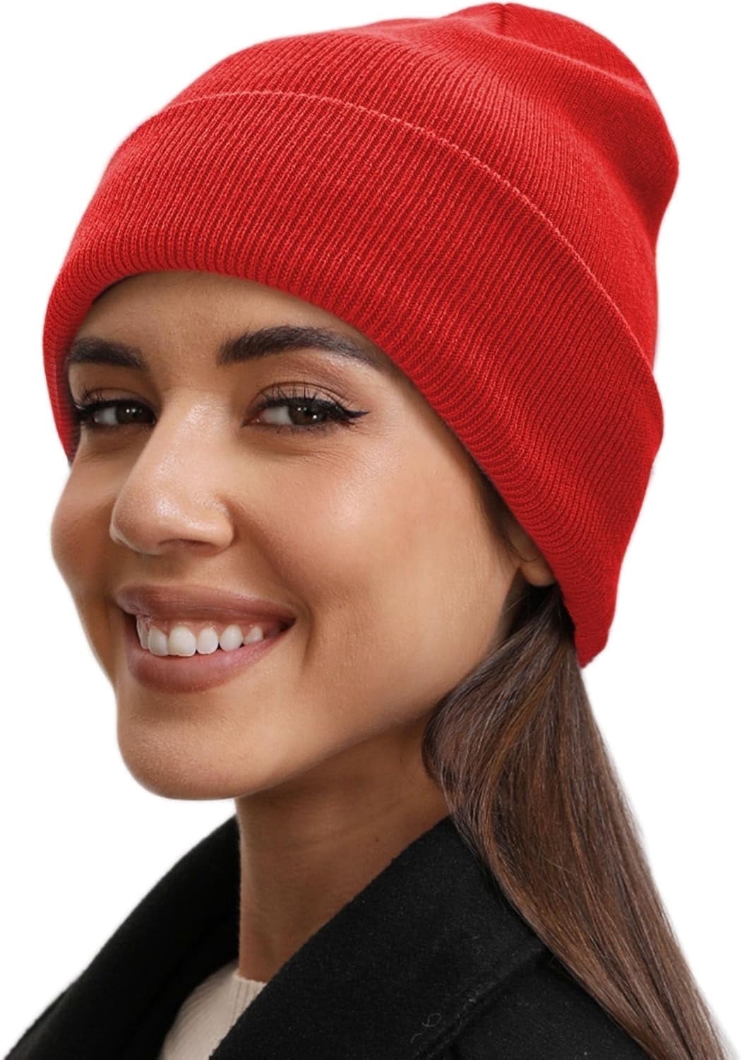 DOVACKA Unisex Winter Beanie Hat - Ultra Soft Cotton Stretch  display picture 1
