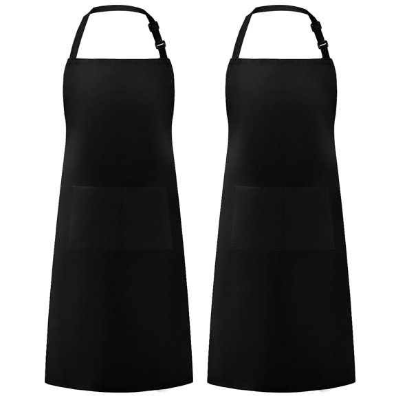 DOVACKA Adjustable Chef Apron for Men Women, Cooking Kitchen Apron with 2 Pockets