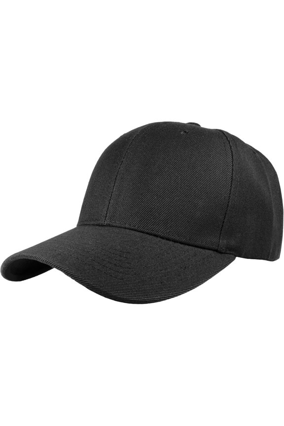 Adult Plain Baseball Cap Hat Classic Adjustable Size for All Seasons