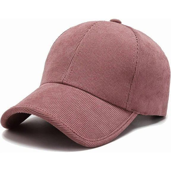 DOVACKA Classic Corduroy Baseball Hat, Retro Low Profile Dad Hat, Light Outdoor Match for Daily Out of Street Caf é, Adjustable Buckle, Unisex Truck Hat