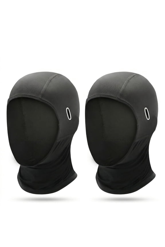 Cooling Ice Silk Balaclava Helmet Liner, UV Protection Skull Cap Face Mask for Motorcycle Cycling