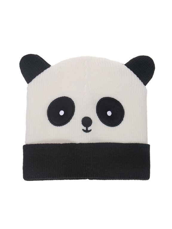 Cute Kitten Design Winter Wool Knit Beanie, Soft Fleece-Lined Warm Cuffed Hat for Adults, Cozy Versatile Gift for Cold Weather Outdoor (Red)