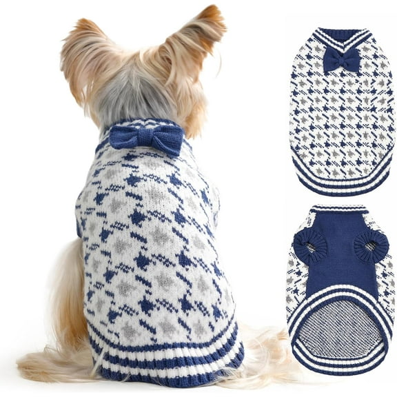 DOVACKA Dog Sweaters for Small Dog Cold Weather Halloween Christmas Puppy Sweater Pet Winter Knit Outfit Chihuahua Pocket Beagle Mini Dachshund Yorkie Schnauzer Clothes for Girls Boys (Pink, M)