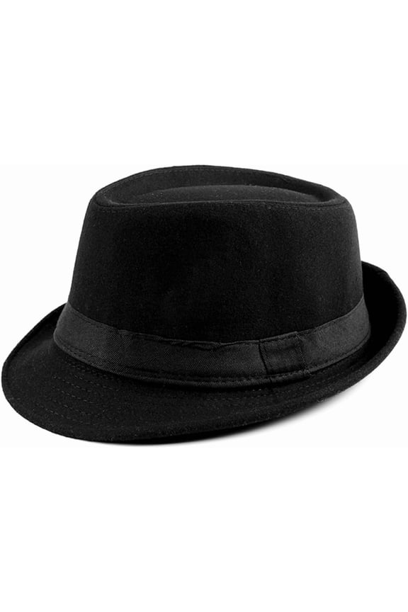 Fedoras Panama Jazz Hat Short Brim Bowler Hat for Men/Women