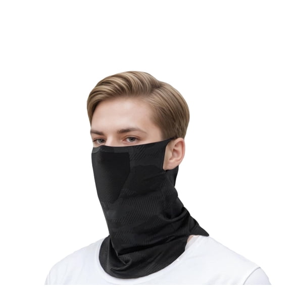 DOVACKA Ice Silk Cooling Balaclava Face Mask, UPF 50+ Sun Protection Neck Gaiter for Men Women Outdoor Sports