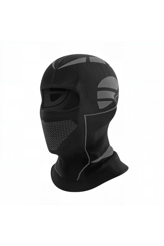 Mech-Style Ski & Motorcycle Mask-Windproof Balaclava, Full Face with Vent Holes, Helmet-Friendly, Unisex for Skiing & Riding