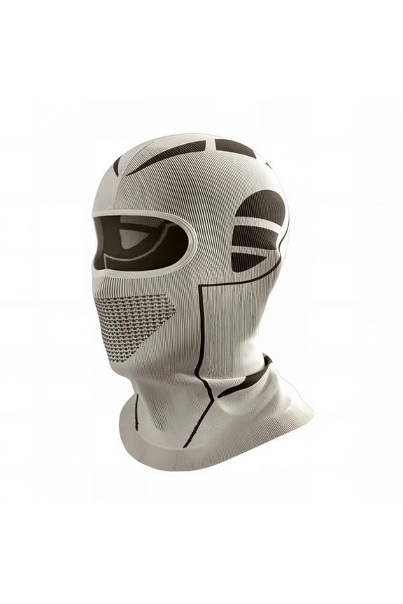 Mech-Style Ski & Motorcycle Mask-Windproof Balaclava, Full Face with Vent Holes, Helmet-Friendly, Unisex for Skiing & Riding