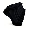 thumbnail image 1 of DOVACKA Men's Low Cut No Show Ankle Socks, Cotton Non-Slip with Arch Support & Breathable Mesh, Size 9-12/13-15 for Sneakers, 1 of 7