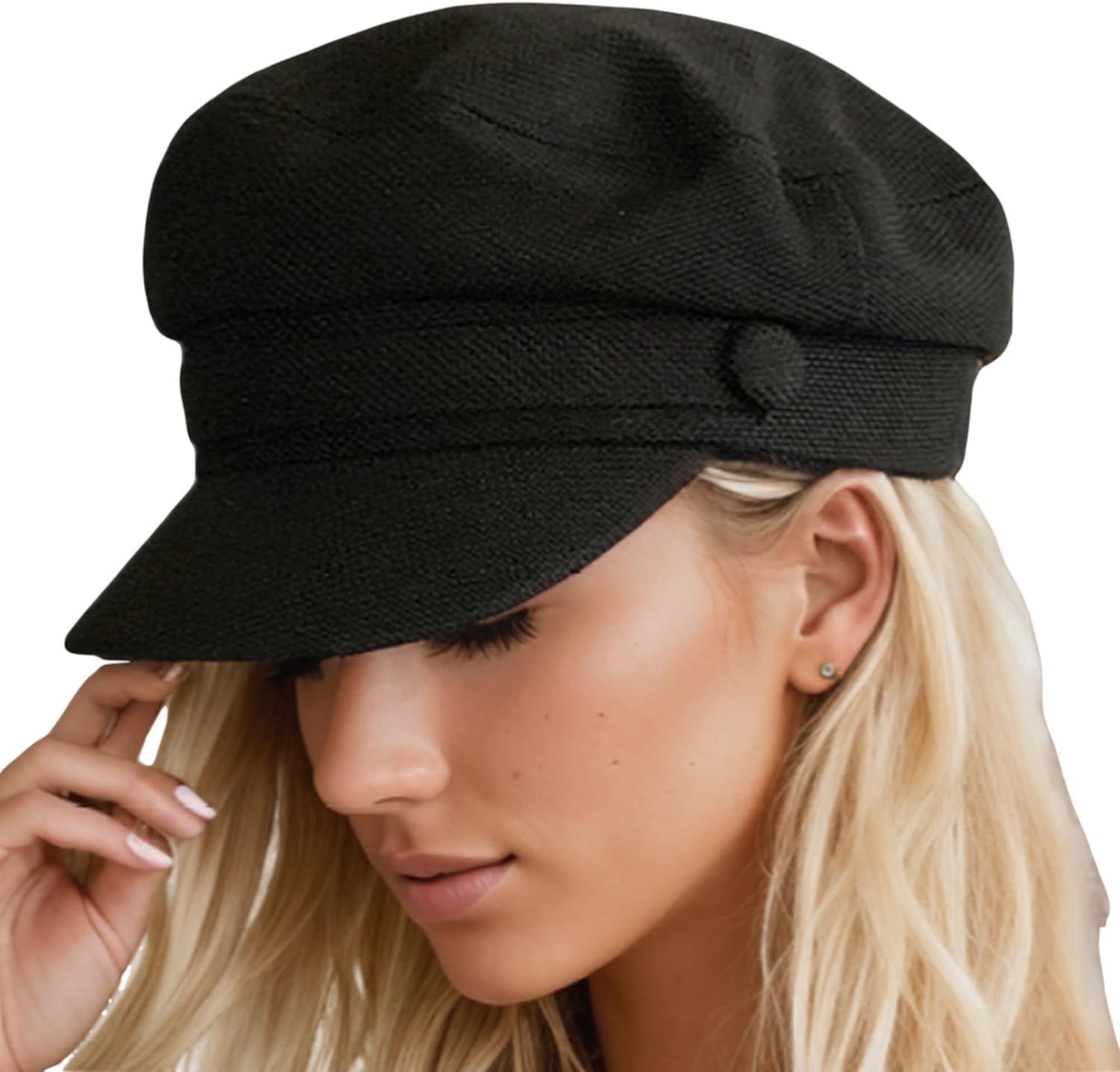 Women Newsboy Cap Polyester Vintage Style Short Brim Autumn Fashion 1pc/2pcs New Women main image 4