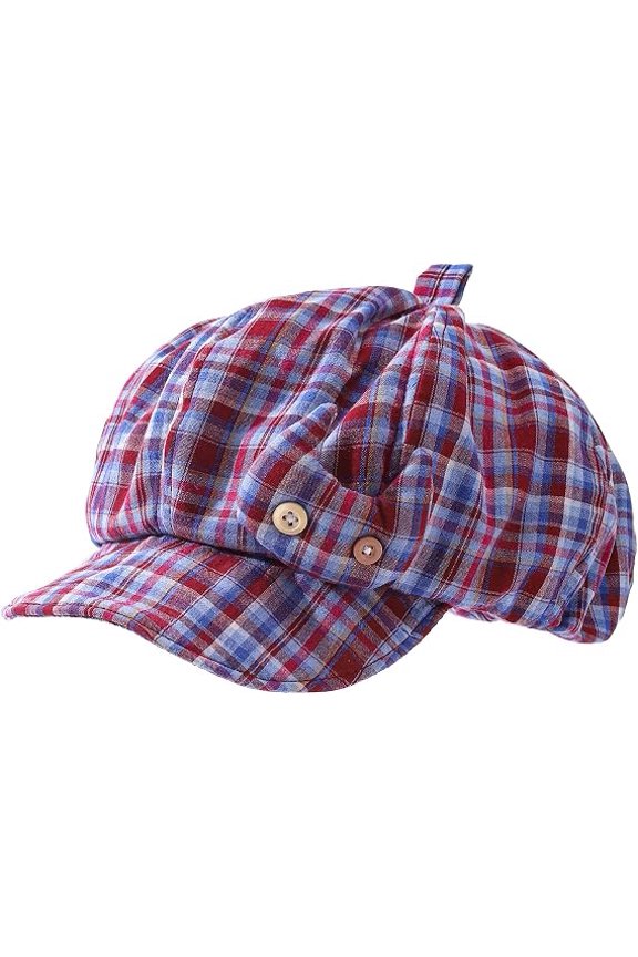 Octagonal 8 Panel Cabbie Hat, Vintage Bakerboy Ivy Newsboy Artist Beret for Women Girls