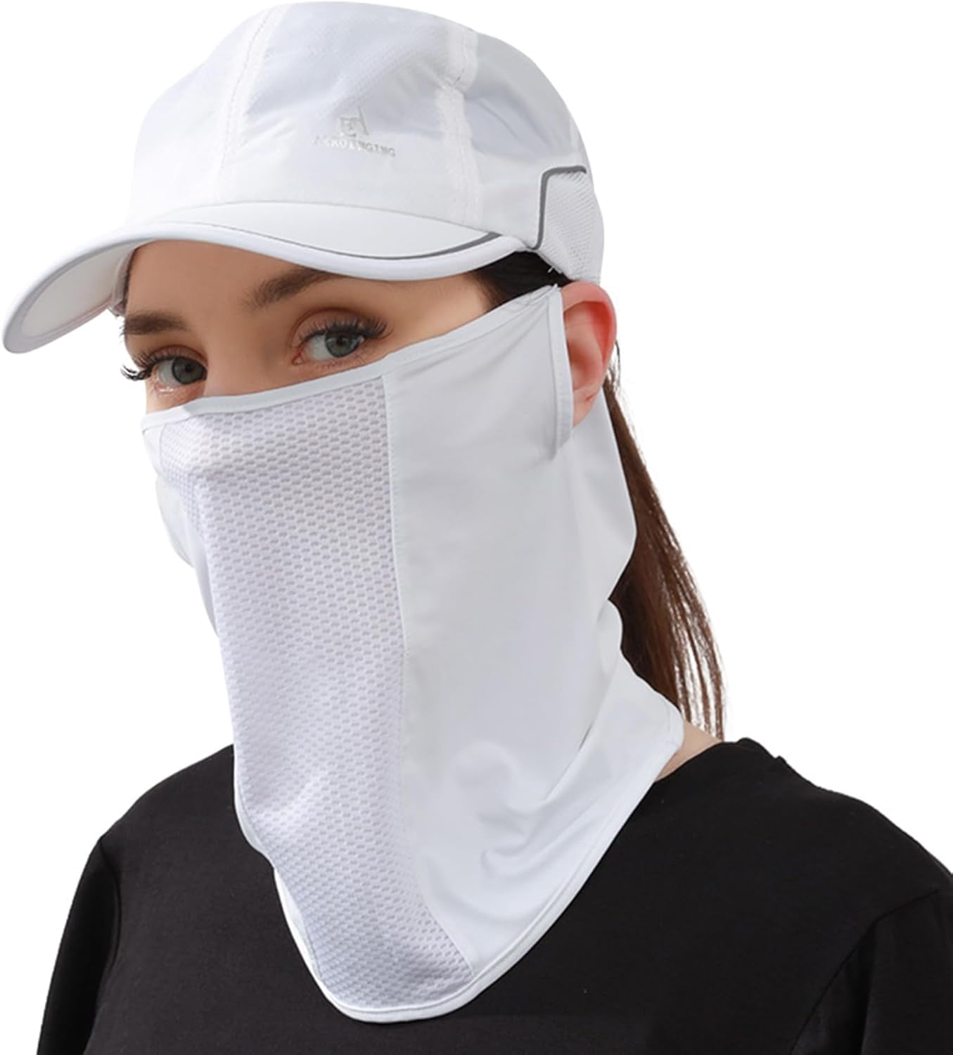 UPF 50+ UV Protection Half Face Mask for Golf Running Hiking Outdoor Sports UV Masks - 2PCs UPF 50+ Breathable Sun Protection Face Mask  main image 2