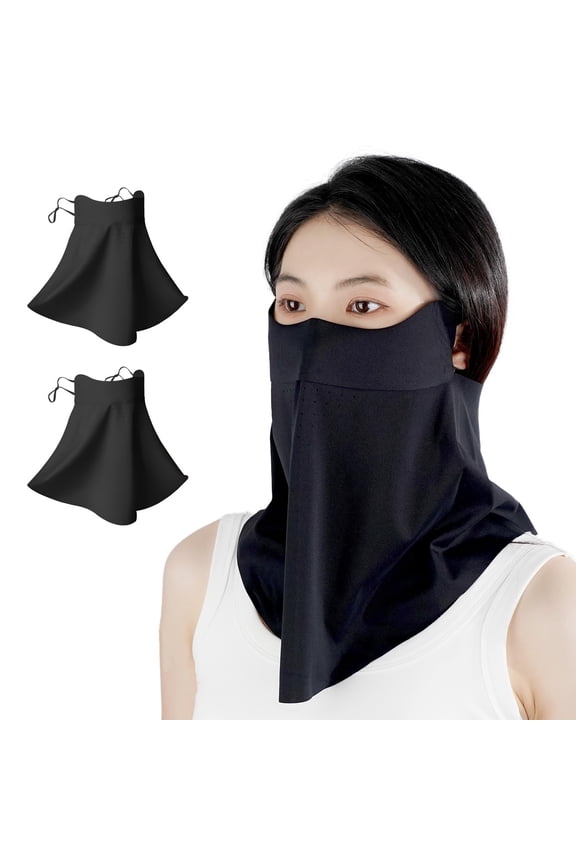 UPF 50+ UV Sun Protection Face Mask with Neck Coverage, Breathable Face Shield for Summer Outdoor Activities