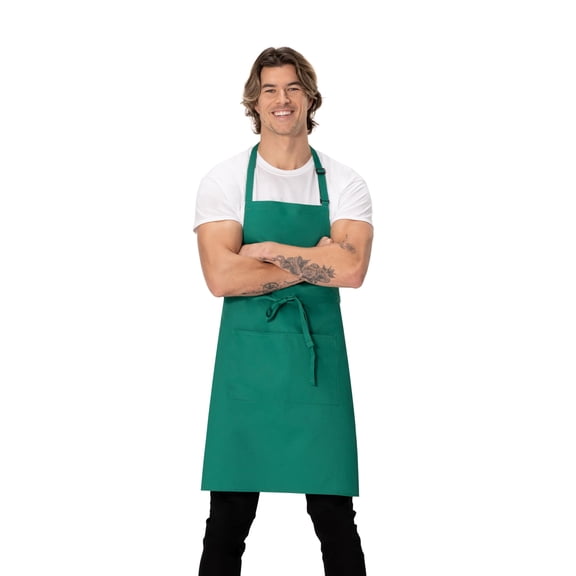 DOVACKA Unisex Heavy Duty Butcher Apron, Waterproof Bib Apron for Meat Processing