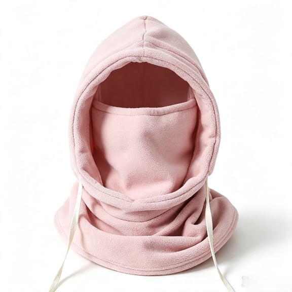 DOVACKA Windproof Fleece Lined Balaclava Face Mask, Thermal Winter Ski Hood for Motorcycle Cycling, Breathable Warm Neck Warmer for Cold Weather, Cozy Outdoor Gift