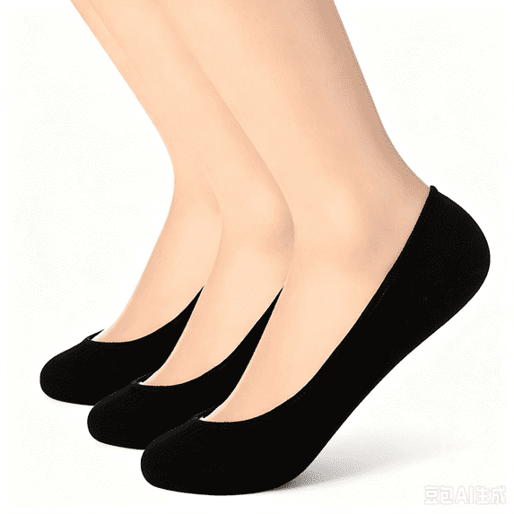 DOVACKA Women's 3/8-Pack No Show Liner Socks, Ultra Low Cut Cotton Non-Slip for Flats Loafers Heels, Size 6-11