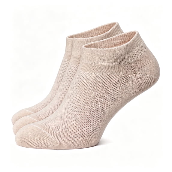DOVACKA Women's 4/6-Pack No Show Ankle Socks, Ultra Thin Breathable Cotton Low Cut for Running Athletic Sport
