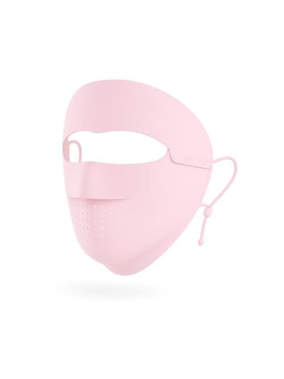 Women's UPF 50+ Ice Silk Breathable Cooling Face Mask with Ear Loops & Head Strap, UV Face Cover for Outdoor Activities,2 pcs